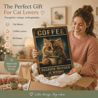 SweetCanvas - Personalized Cat Coffee Lover Gift