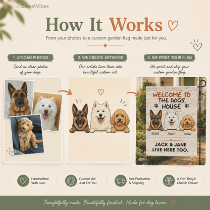 SweetVibes - Personalized Pet Garden Flag